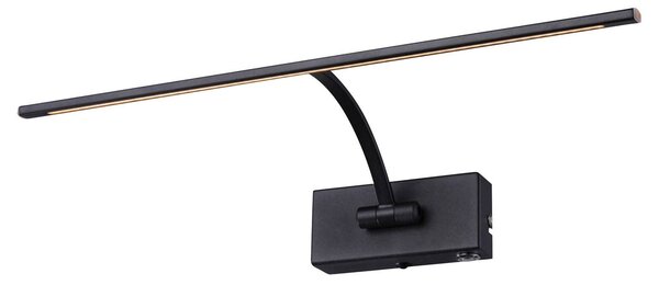Freelight Applique a LED Matisse, dimmerabile, Nero, Soggiorno / Sala da pranzo, Metallo, Moderno, Applique a LED