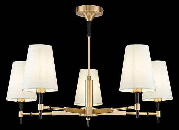 Maytoni Lampadario a soffitto Zaragoza, dimmerabile, Ottone / Oro, Soggiorno / Sala da pranzo, Metallo, Moderno, Lampadario