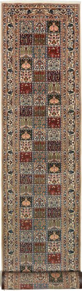 Tappeto Moud Persia Astratto Multicolore Beige 86x500 Cm