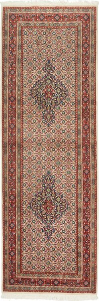 Tappeto Moud Persia Medaglione Rosso Crema 76x235 Cm