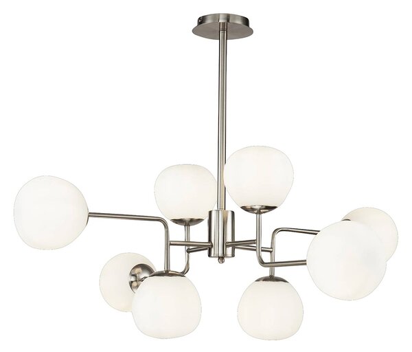Maytoni Lampada a sospensione Erich, dimmerabile, Alluminio / Grigio / Zincato, Soggiorno / Sala da pranzo, Metallo, Moderno, Lampada a sospensione
