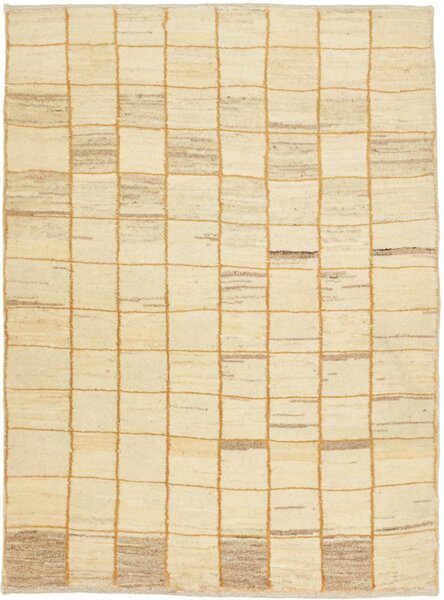 Tappeto Shayan Fine Pakistan Geometrico Crema Marrone Chiaro 83x123 Cm