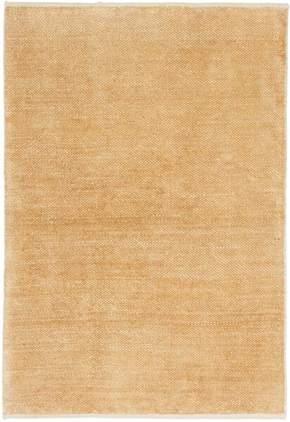 Tappeto Shayan Fine Pakistan Astratto Giallo Zafferano 82x120 Cm