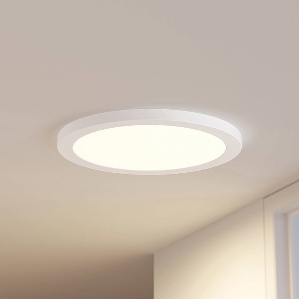 Plafoniera LED Aureka PRIOS, Bianco / Opale, Soggiorno / Sala da pranzo, Alluminio, Moderno, Plafoniera LED