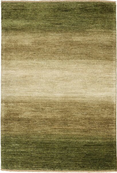 Tappeto Shayan Pakistan Astratto Verde Olivastro Beige 120x178 Cm