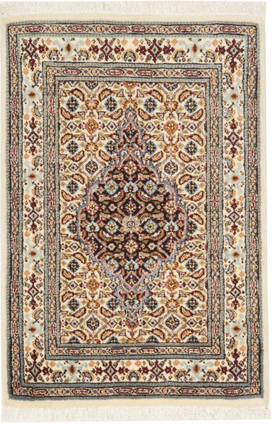 Tappeto Moud Persia Geometrico Crema Bordeaux 58x88 Cm