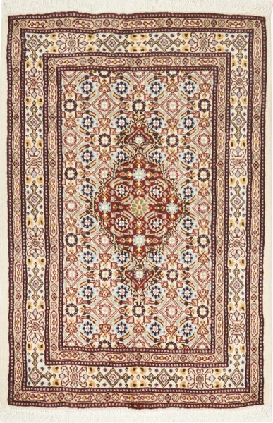 Tappeto Moud Persia Medaglione Crema Bordeaux 61x91 Cm