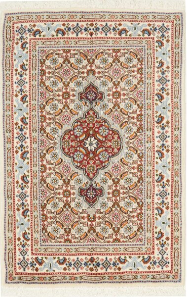 Tappeto Moud Persia Medaglione Crema Rosso 57x88 Cm