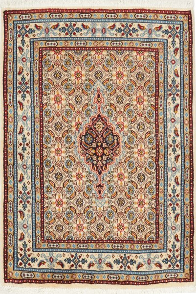 Tappeto Moud Persia Medaglione Crema Blu 60x87 Cm