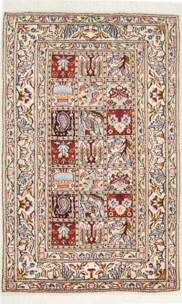 Tappeto Moud Persia Astratto Avorio Rosso 57x88 Cm