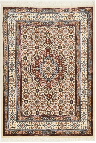 Tappeto Moud Persia Medaglione Crema Rosso 64x91 Cm