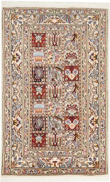 Tappeto Moud Persia Floreale Avorio Rosso 60x85 Cm