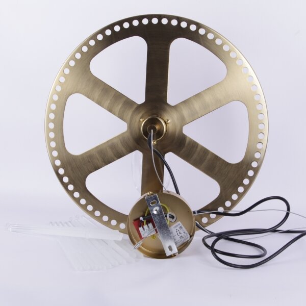 Globo 15698HM - Lampadario a sospensione con filo GORLEY 1xE27/60W/230V diametro 40 cm oro