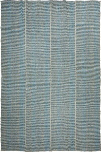 Tappeto Kilim Persia Geometrico Azzurro Beige 201x309 Cm