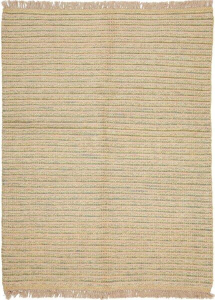 Tappeto Kilim Persia A Righe Beige Verde Acqua 151x215 Cm