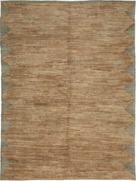 Tappeto Gabbeh Persia Astratto Marrone Beige 205x277 Cm