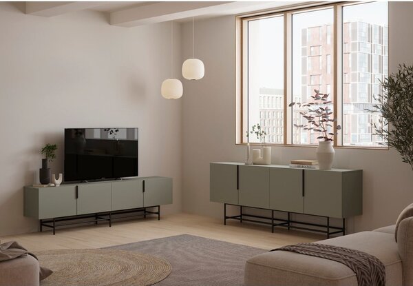 Mobile TV verde-grigio 200x54,5 cm Eldia - Marckeric