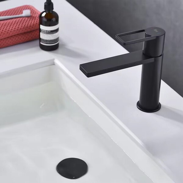 Rubinetto da lavabo Rea Flip Black low