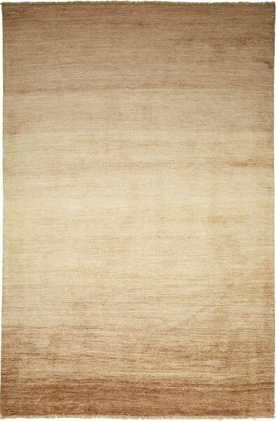 Tappeto Shayan Pakistan Tinta Unita Beige Marrone Chiaro 125x182 Cm