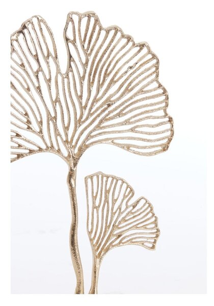Statuetta in metallo (altezza 48 cm) Leaf - Light & Living