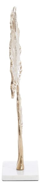 Statuetta in metallo (altezza 48 cm) Leaf - Light & Living