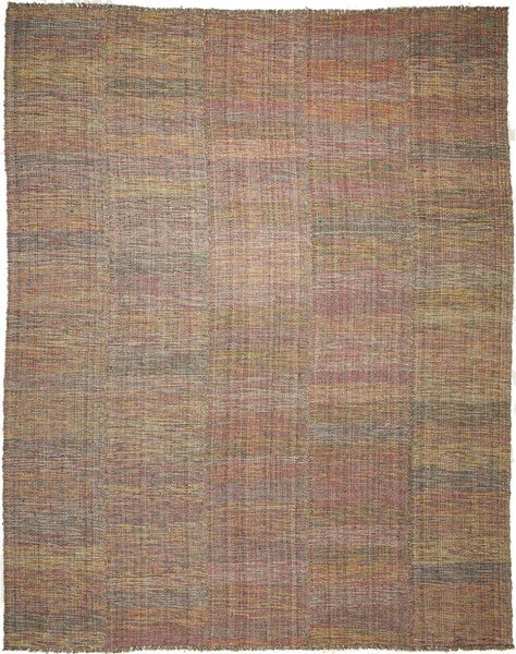 Tappeto Kilim Persia Astratto Multicolore Terra 251x313 Cm