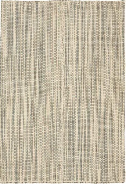 Tappeto Kilim Persia Astratto Panna Grigio 111x164 Cm