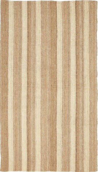 Tappeto Kilim Persia A Righe Beige Sabbia 102x183 Cm