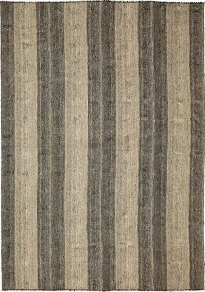 Tappeto Kilim Persia Astratto Crema Grigio 203x290 Cm