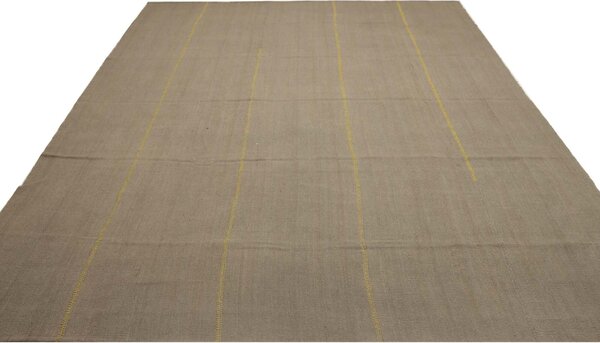 Tappeto Kilim Persia Astratto Beige Giallo 260x352 Cm