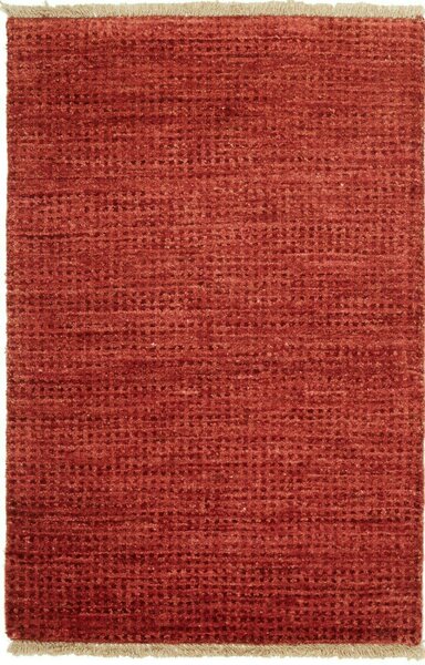 Tappeto Shayan Pakistan Astratto Rosso Terracotta 59x89 Cm