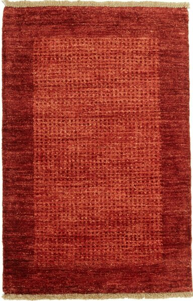 Tappeto Shayan Pakistan Geometrico Rosso Mattone Arancio 58x92 Cm