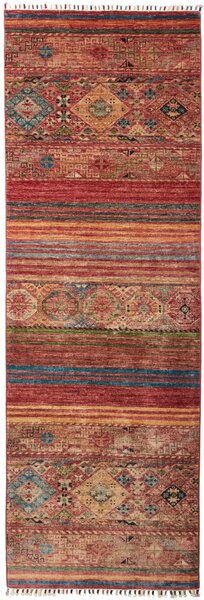 Tappeto Rubin Pakistan Geometrico Rosso Blu 82x247 Cm