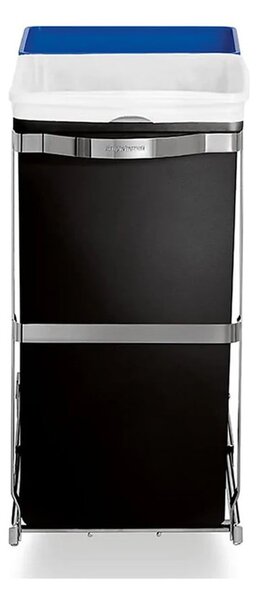Bidone per rifiuti in plastica da 35 l Dual - simplehuman