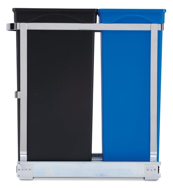 Bidone per rifiuti in plastica da 35 l Dual - simplehuman