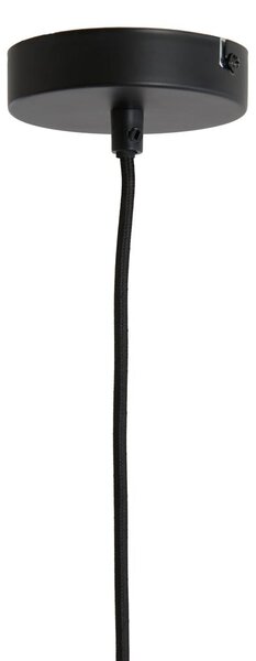 Lampadario bordeaux con paralume in tessuto ø 60 cm Malacia - Light & Living