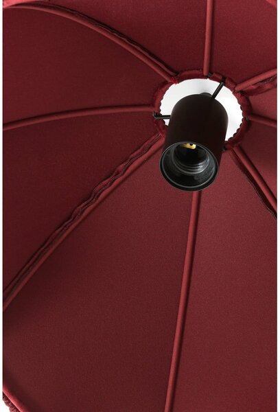 Lampadario bordeaux con paralume in tessuto ø 40 cm Malacia - Light & Living