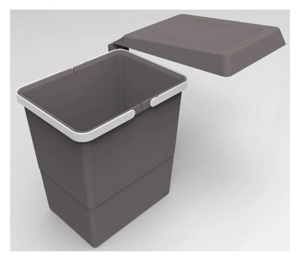 Cestino per rifiuti in plastica incorporato da 18 l Swing 2.0 - Elletipi