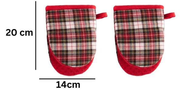 Presine in set in cotone 2 pz – Tiseco Home Studio