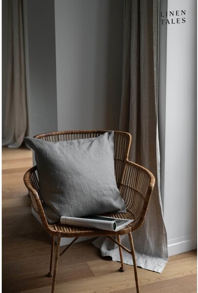 Federa di lino 50x50 cm Khaki - Linen Tales