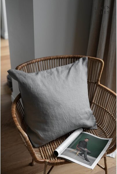 Federa di lino 50x50 cm Khaki - Linen Tales