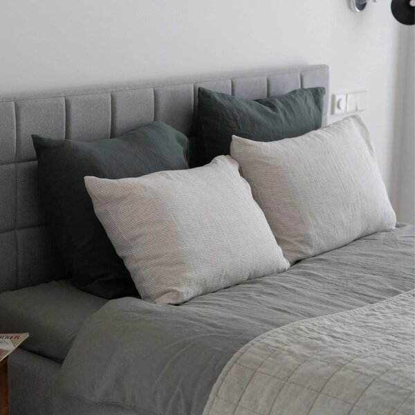 Federa 40x40 cm Forest Green - Linen Tales