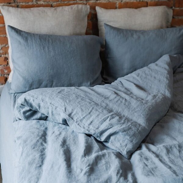 Federa 40x40 cm Blue Fog - Linen Tales