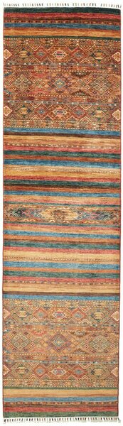 Tappeto Samarkand Pakistan Geometrico Multicolore Terra 79x293 Cm