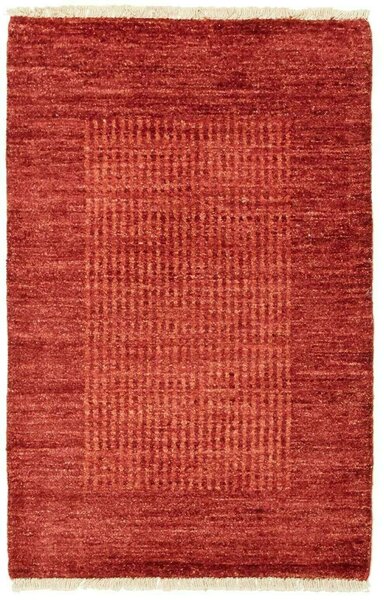Tappeto Shayan Pakistan Geometrico Rosso Mattone Terra 62x94 Cm