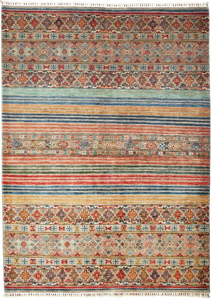 Tappeto Rubin Pakistan Geometrico Multicolore Etnico 177x240 Cm