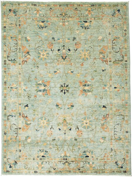 Tappeto Zigler Fine Pakistan Medaglione Acqua Pesca 149x200 Cm