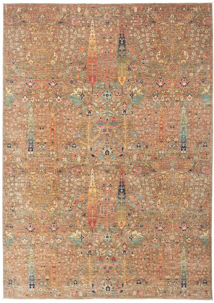 Tappeto Shahi Fine Pakistan Floreale Beige Multicolore 199x289 Cm