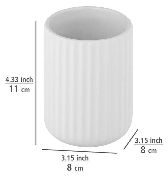 Set di accessori da bagno bianco in ceramica Belluno - Wenko