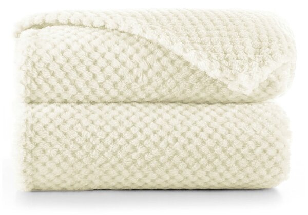 Coperta in microfibra color crema, 170 x 210 cm Henry - DecoKing